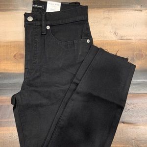 Black denim skinny jeans